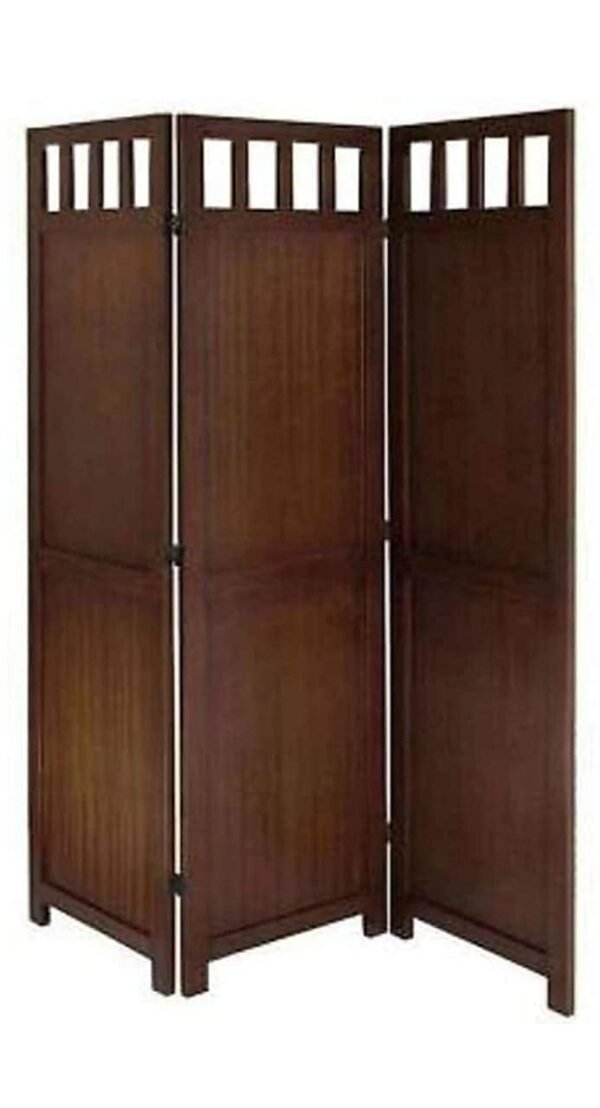 REGAL ARTWARES Wooden Room Partition, Room Divider, Carved Wood Folding Room Divider, Folding Privacy Screens, Modern Living Room Bedroom Decoration, Room Dividers - Image 4