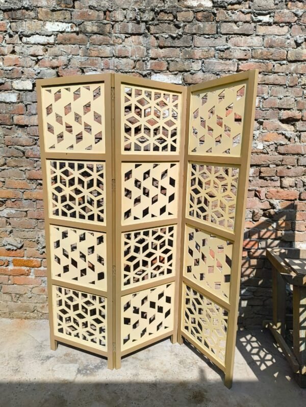 REGAL ARTWARES Wooden Room Divider Partition - Foldable Screen Separator for Living Room, Bedroom, Office, Restaurant - Image 8